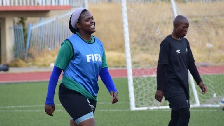 Queen Rabale COSAFA | Lesotho captain Rabale reacts to COSAFA Women’s Championship draw